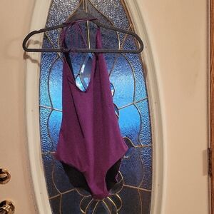 Onia Purple One Piece Swimsuit